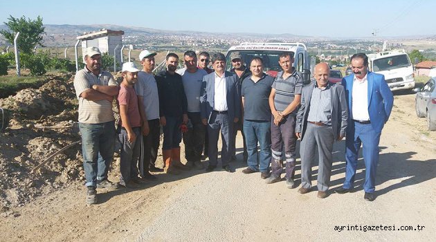 Bahşılı'da alt yapı çalışmaları devam ediyor
