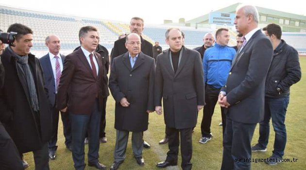 BAKAN KILIÇ ÇALIŞMALARI İNCELEDİ