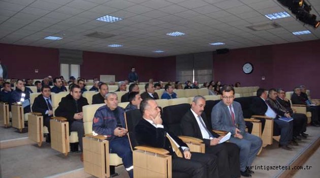 Belediye Personeline genel güvenlik eğitimi verildi
