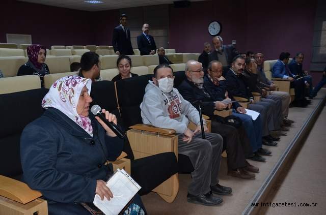 Belediyede sorunlar dinlendi