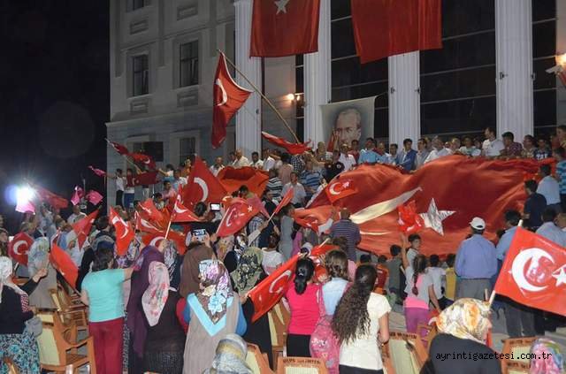 DELİCE’DE DEMOKRASİ YÜRÜYÜŞÜ