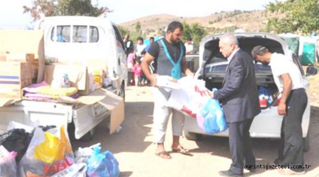 Esnaflardan Suriyeliler için örnek davranış