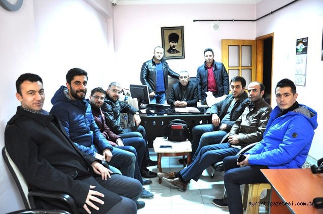 Gazeteciler meslektaşını ziyaret ettiler