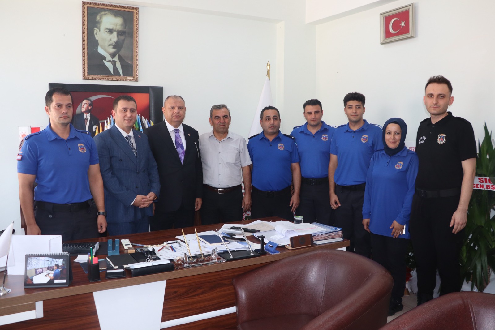ÖZTÜRK’TEN KESKİN T TİPİ CEZAEVİ MÜDÜRÜ KÜÇÜKSEYMEN’E HAYIRLI OLSUN ZİYARETİ - 2