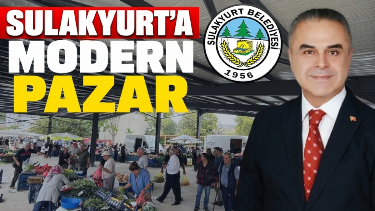 Sulakyurt'ta Modern Pazar