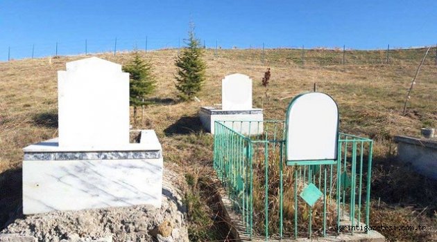 Hatimmatik sistemi köy mezarlığında