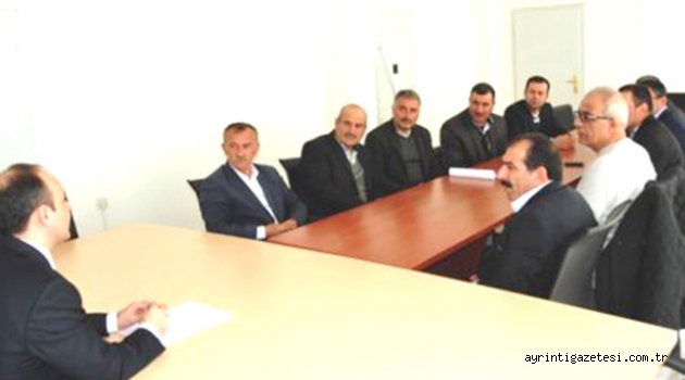 Kaymakam Polat, muhtarları dinledi