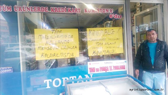 Kırıkkale esnafından Hollanda’ya tepki