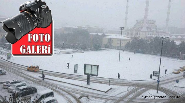 KIRIKKALE'DEN KAR MANZARALARI