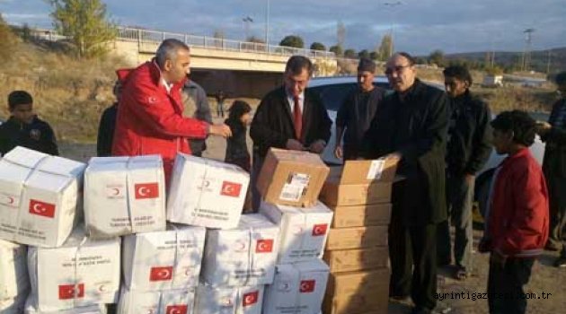Kızılay’dan Suriyelilere gıda yardımı