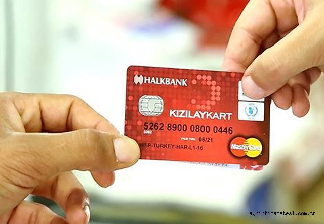 Kızılay kart dağıtımı başlıyor