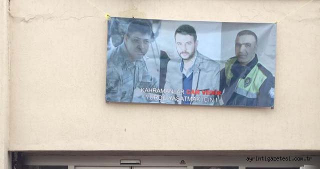 KÜ yönetimi şehit resimlerini asılmasını engelledi