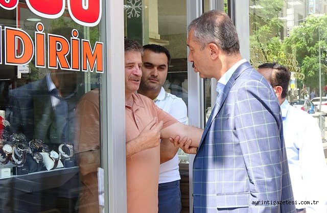 Milletvekili Öztürk'ten esnaf ziyareti
