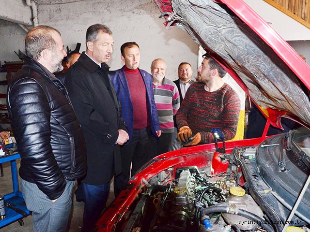 Öztürk sanayi esnafından halk oylaması için destek istedi