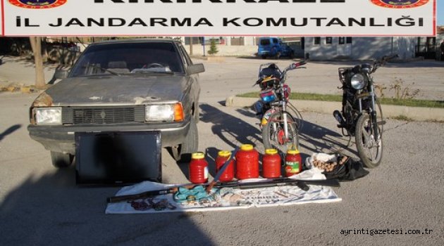 Salça hırsızları yakalandı