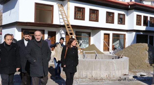 Saygılı çalışmaları yerinde inceledi