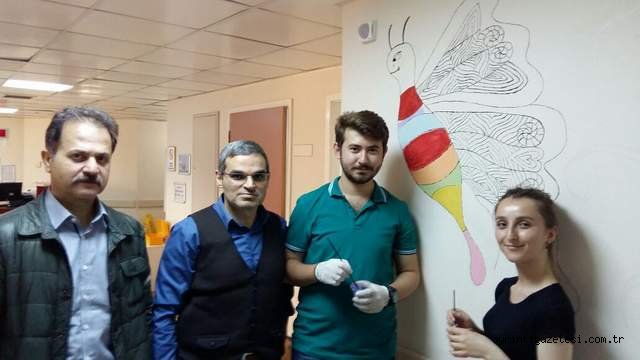 Sosyal sorumluluk kapsamında Boya ve resim çalışması yapıldı