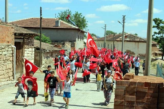 Sulakyurt Demokrasi için yürüdü
