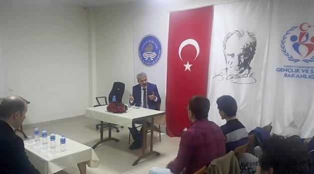 Sungur, öğrenciler ile bir araya geldi