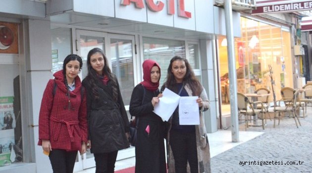 Tıbbi atıklar öğrencilerin merceğinde