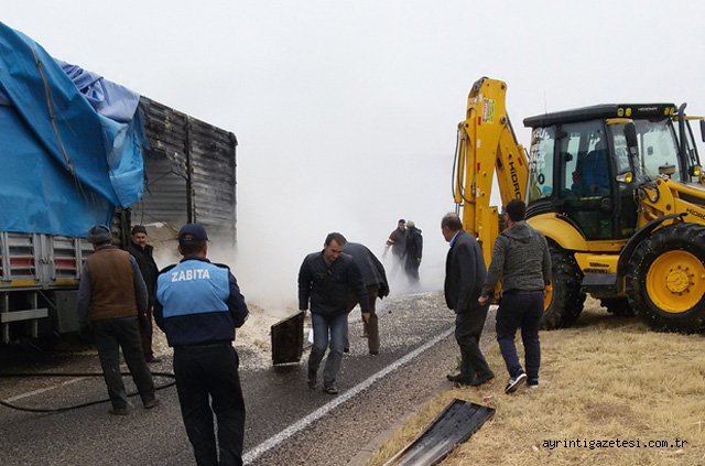 TIR yangını