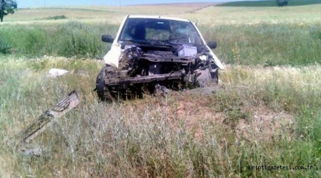 Trafik kazası 1 yaralı