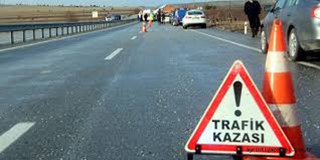 Trafik kazası 10 yaralı