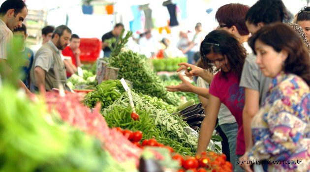 TÜFE aylık Yüzde 0,13 azaldı
